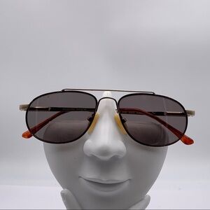 Vintage Advantage Eyewear Gold Aviator Sunglassws